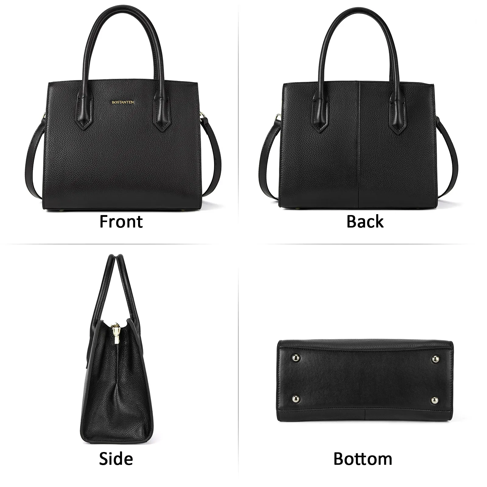Machk Genuine Leather Tote Bag  — Handle Shoulder
