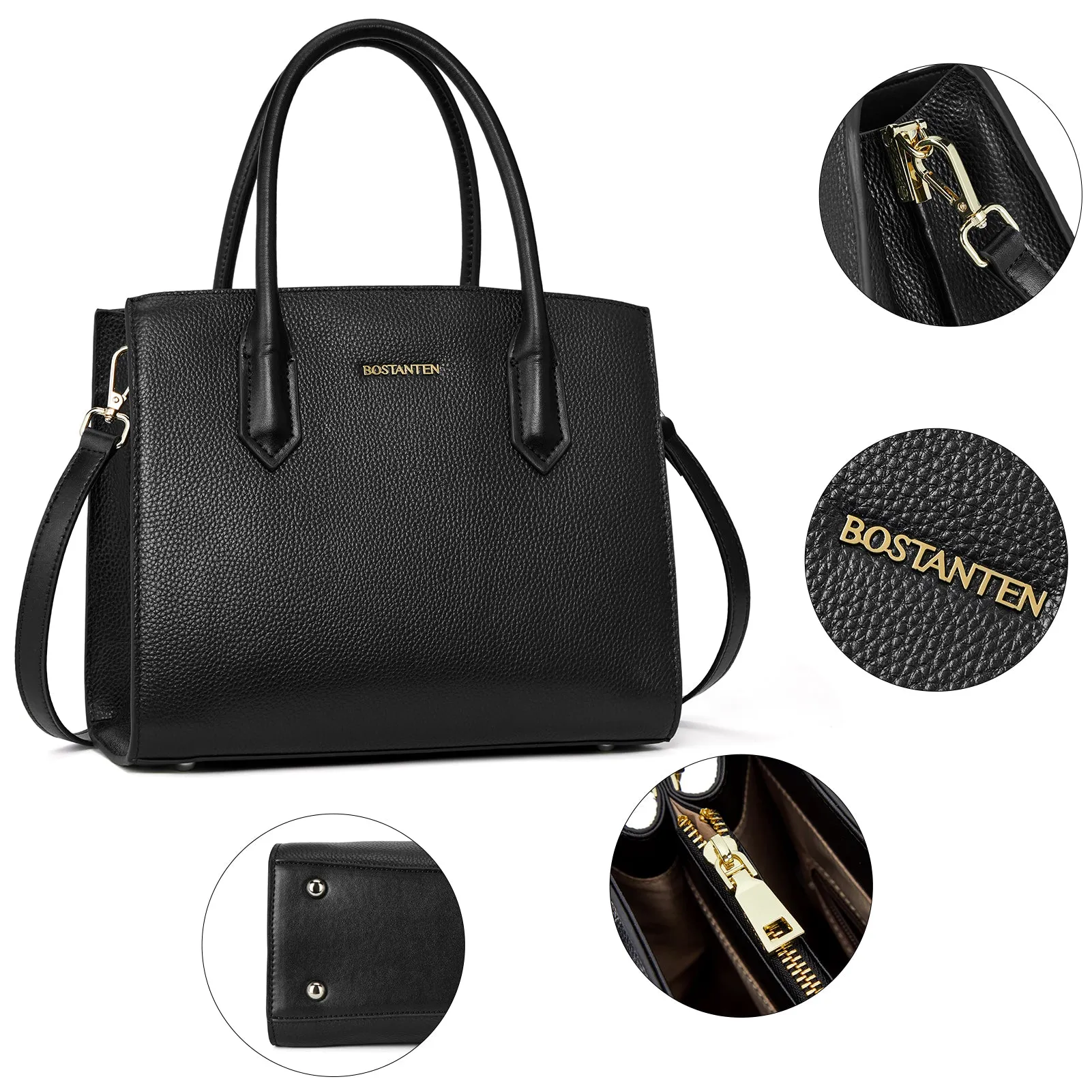 Machk Genuine Leather Tote Bag  — Handle Shoulder