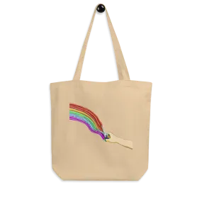Proud Stylist Rainbow Shears Eco Tote Bag