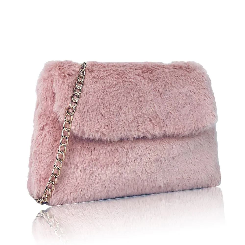 The Faux Fur Shoulder Bag